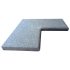 Natural stone swimming pool border | 60x60 cm | Natural Granit - Corner 