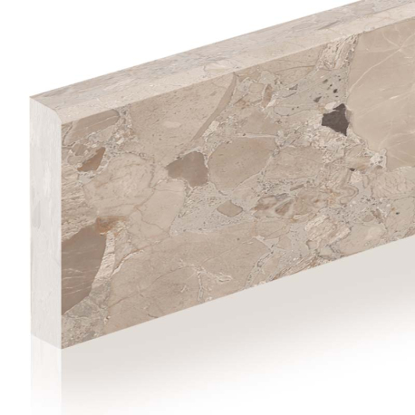 Ceramic skirting boards | 7x120 cm | Marmo Breccia Mocca