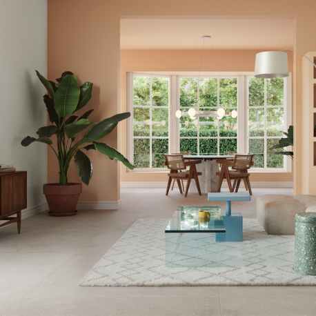 Carrelage en céramique sol et mur | 120x120 cm | Santelmo Virgin Sand
