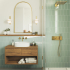 Keramische wandtegel | 10x20 cm | Stockholm Soft Green