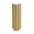 Decorative wall panel | 60x240 cm | Panel Round Wooden Slats - Natural - Flex - Untreated 