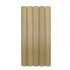 Decoratief wandpaneel | 60x240 cm | Paneel Halfronde Latjes - Natuur - Flex - onbehandeld 