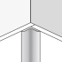 Profiel | 1.2x260 cm | Dumawall Binnenhoek White 