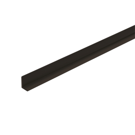 Profile | 1.6x260 cm | Dumawall Outside Corner Black