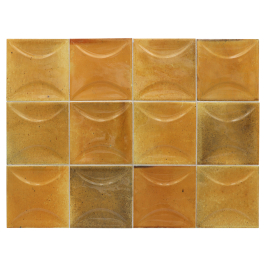 Carreaux muraux en céramique | 10x10 cm | Hanoi Caramel Arco