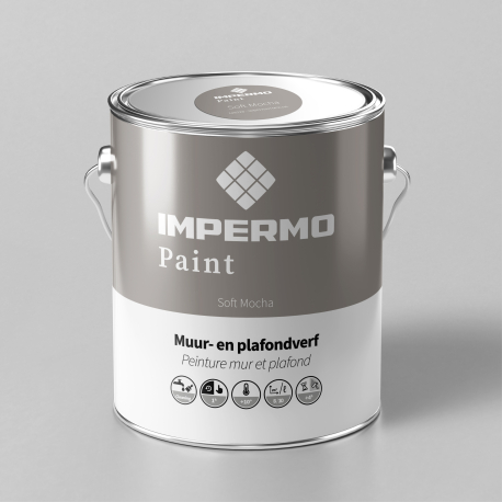 Peinture | 18x20 cm | Mur & Plafond - Impermo Paint - Soft Mocha