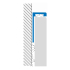 Profiel | 0.8x270 cm | L-Profiel Alu Gepoedercoat Zwart 8mm
