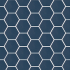 Ceramic floor and wall tile | 10.1x11.6 cm | Kromatika Naval Blue Hexagon
