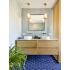 Ceramic floor and wall tile | 10.1x11.6 cm | Kromatika Naval Blue Hexagon