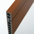 Decking board | 20x220 cm | Composite edge board Light Brown 