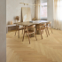 Meerlagig parket tand en groef | 9x60 cm | LMB Natural Oak Herringbone