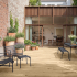 Ceramic terrace Tile | 30x120 cm | Tilestone Iconic Oak Natural Rustic
