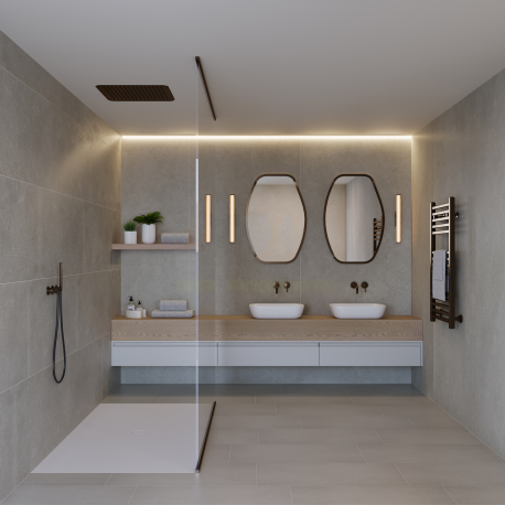 PVC wall panel | 117.5x280 cm | VYGO Wall Premium Grano Ivory XL