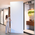 PVC wall panel | 117.5x280 cm | VYGO Wall Premium Stucco White XL