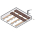 Vlonderplank | 20x220 cm | Terrasplank Composiet Dubbelzijdig Light Brown/Beige
