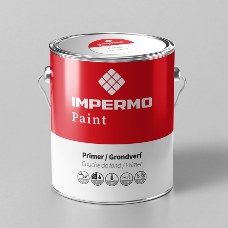 Peinture | 18x20 cm | Primer Mur & plafond - Impermo Paint - White