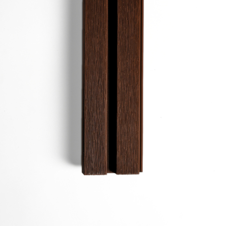 Profil | 3.5x7.2 cm | Panneau mural Outdoor Premium Walnut Profilé d'angle