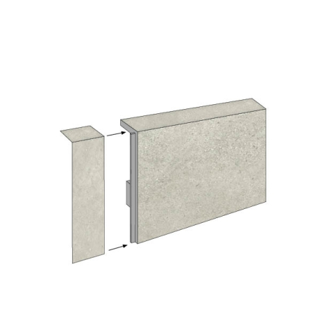 Kunststof plint | 6x120 cm | VYGO Tiles Urban Beige