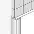 Profile | 1.6x260 cm | Dumawall Outside Corner Aluminium 