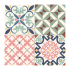 Carrelage en céramique sol et mur | 33.15x33.15 cm | Medina Mix Multicolore