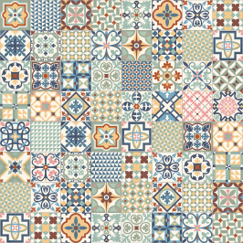 Carrelage en céramique sol et mur | 33.15x33.15 cm | Medina Mix