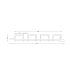 Outdoor Wall Cladding | 21.9x290 cm | Set for 5,2 m² - Outdoor Wall Panel Classic Light
