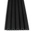 Gevelbekleding | 290x168 cm | Set voor 4,95m² - Wandpaneel Outdoor Premium Black
