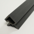 Profile | 4.95x290 cm | Outdoor Classic Wall Panel Black Corner Profile Left
