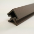 Profile | 4.95x290 cm | Outdoor Wall Panel Classic Choco Corner Profile Right