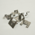 Toebehoren | 2.5x2.7 cm | Terrasplank Composiet - Eindclips 10 stuks