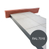 Profiel | 8x240 cm | Buzon Afwerkingsprofiel terras H80 Antracietgrijs