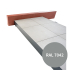Profiel | 18x240 cm | Buzon Afwerkingsprofiel terras H180 Lichtgrijs