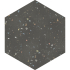 Ceramic floor and wall tile | 32x36.8 cm | DNA Terrazzo Graphite Colours