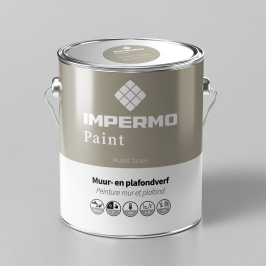 Verf | 18x20 cm | Muur & Plafond - Impermo Paint - Muted Taupe Impermo Paint - Muted taupe