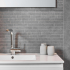 Mosaic on sheet | 30x48.6 cm | Tilestone Arc Grey Mozaïek