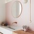 Ceramic floor and wall tile | 10.1x11.6 cm | Kromatika Rose Hexagon