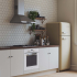 Ceramic floor and wall tile | 10.1x11.6 cm | Kromatika White Hexagon