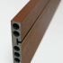 Decking board | 20x220 cm | Composite edge board Dark Brown 