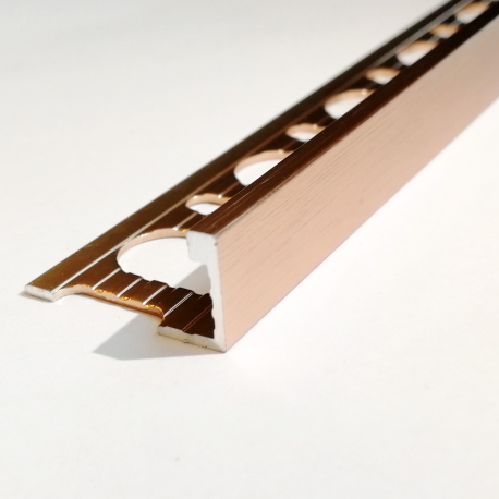 Profiel | 2.5x270 cm | L-Profiel Aluminium Geborsteld Koper