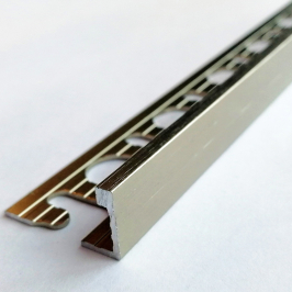 Profiel | 2.5x270 cm | L-Profiel Aluminium Geborsteld Titanium