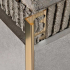 Profiel | 2.5x270 cm | L-Profiel Aluminium Polished Goud 
