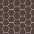 Ceramic floor and wall tile | 10.1x11.6 cm | Kromatika Brown Hexagon
