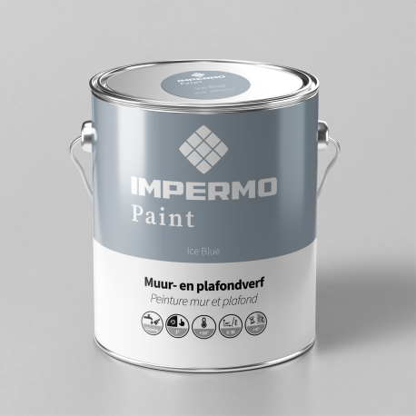 Peinture | 18x20 cm | Mur & Plafond - Impermo Paint - Ice Blue