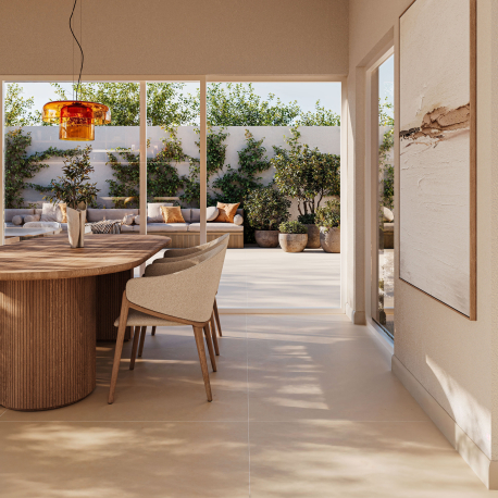 Keramische vloer- en wandtegel | 120x120 cm | Natural Blend Wheat