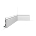 Kunststof plint | 13.8x200 cm | Orac Decor Contour RAL9003