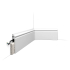 Kunststof plint | 13.8x200 cm | Orac Decor Contour Cover