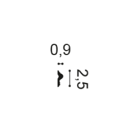 Wandlijst Contour