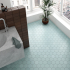 Ceramic floor and wall tile | 10.1x11.6 cm | Kromatika Bleu Clair Hexagon