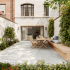 Ceramic terrace Tile | 90x90 cm | Tilestone Betontec Perla