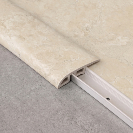 Profil | 4.5x240 cm | Barre de seuil VYGO Tiles Travertin Cross Cut Light